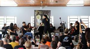 Orquestra Projeto Pallotti encanta em Ivorá-RS