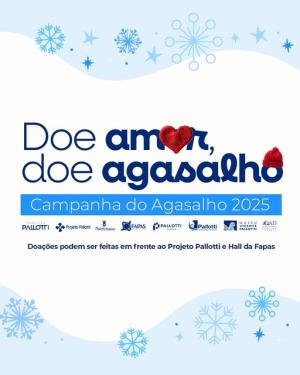 Campanha do Agasalho 2025 mobiliza o Complexo Pallotti para aquecer quem mais precisa