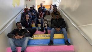 Moçambicanos visitam o Projeto Pallotti durante o ISEP em Santa Maria