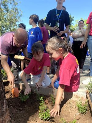 Crianças participam do Lançamento da CF 2025 em Santa Maria