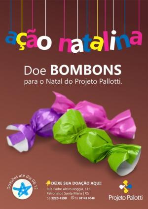 Projeto Pallotti realiza campanha de arrecadação de bombons para o Natal