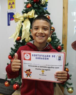 Crianças participam de pesquisa sobre saúde infantil