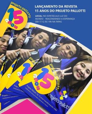 Projeto Pallotti celebra 15 anos com lançamento de revista e espetáculo especial